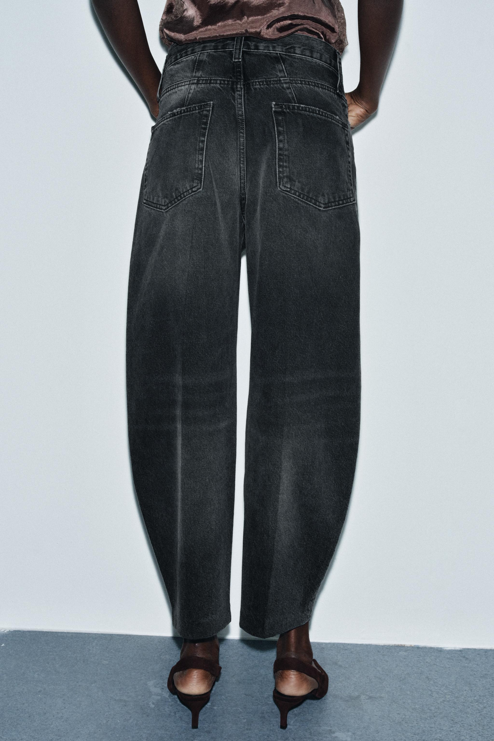 ZW COLLECTION BARREL HIGH-WAIST JEANS | Zara UK