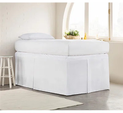Tailored Dorm Sized Bed Skirt | Wayfair North America