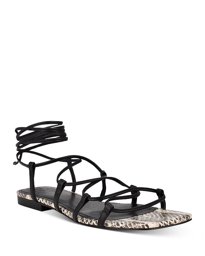 Women's Mahalia Ghillie Lace Ankle Tie Sandals | Bloomingdale's (US)