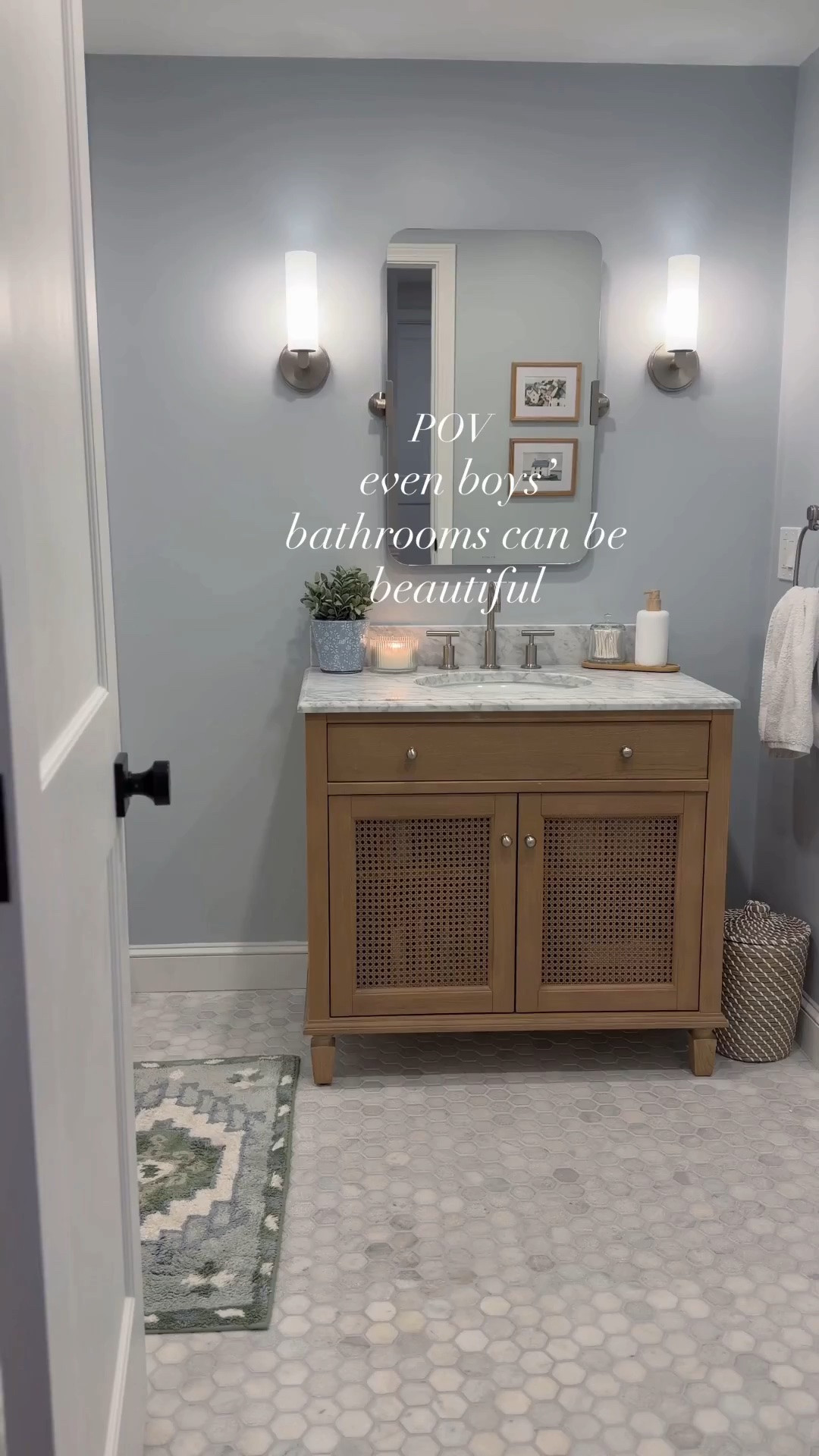 Love this bathroom renovation for my boys! Perfect for them, functional, and still beautiful!

#LTKHome