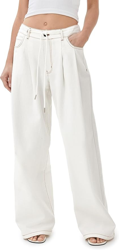 Women's Slouched Tie Up Jeans | Amazon (US)