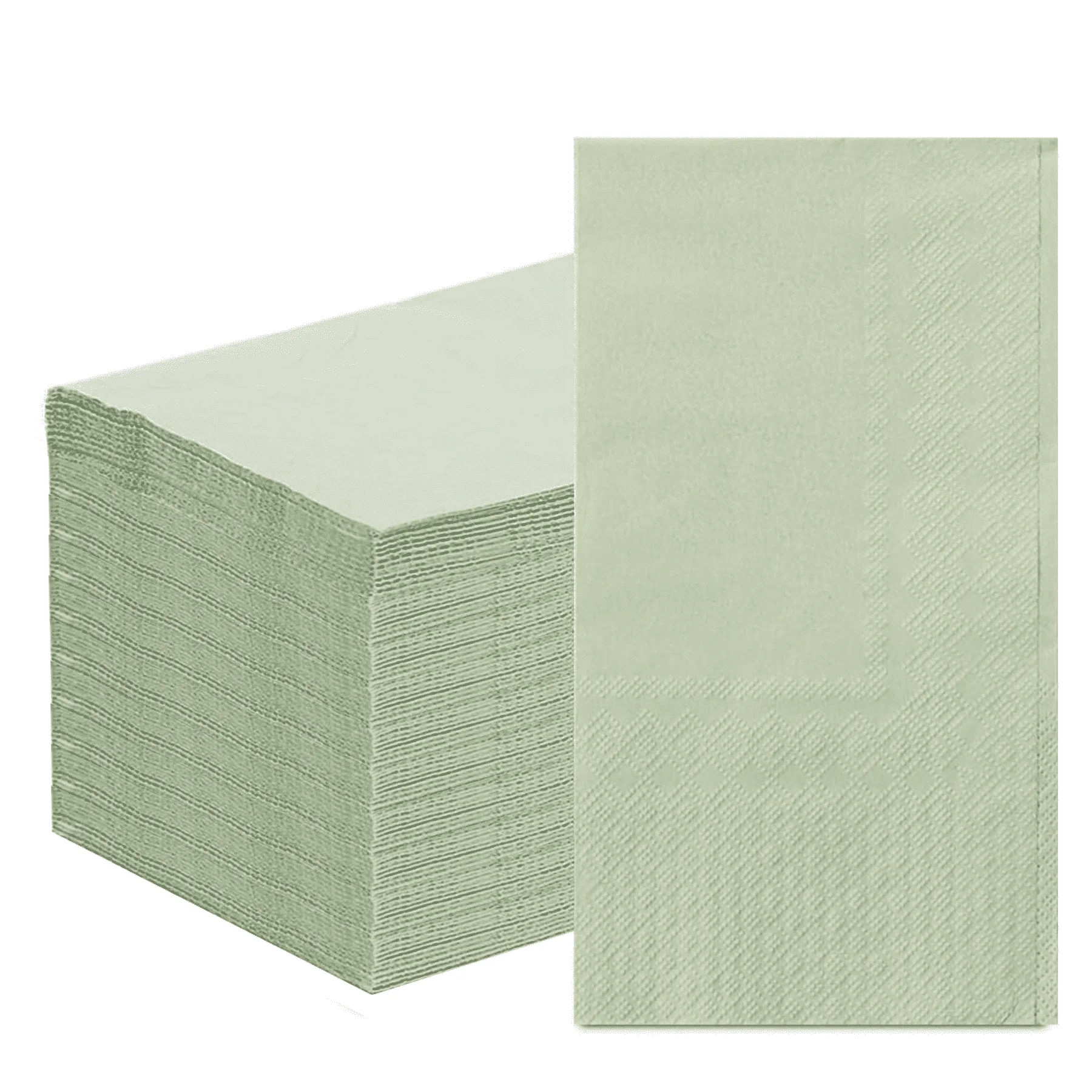 Fbasport 100PCS Disposable Sage Green Cocktail Napkins,Green Paper Hand Towels,Decorative Bathroo... | Walmart (US)