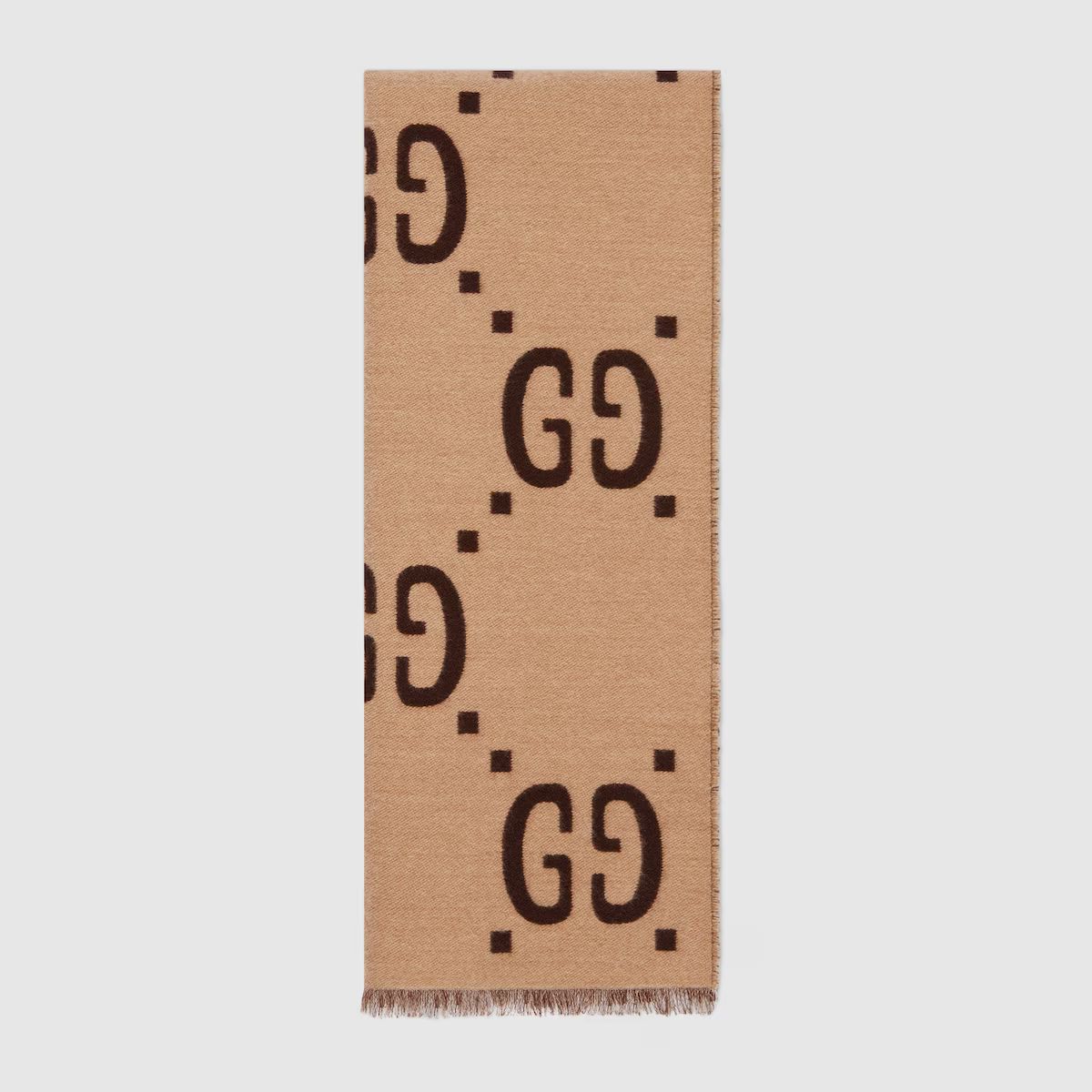 GG jacquard wool silk scarf | Gucci (US)