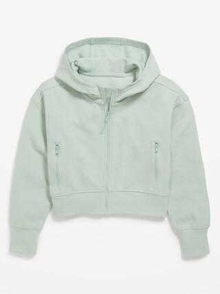 Dynamic Fleece Zip-Front Performance Hoodie for Girls | Old Navy (US)