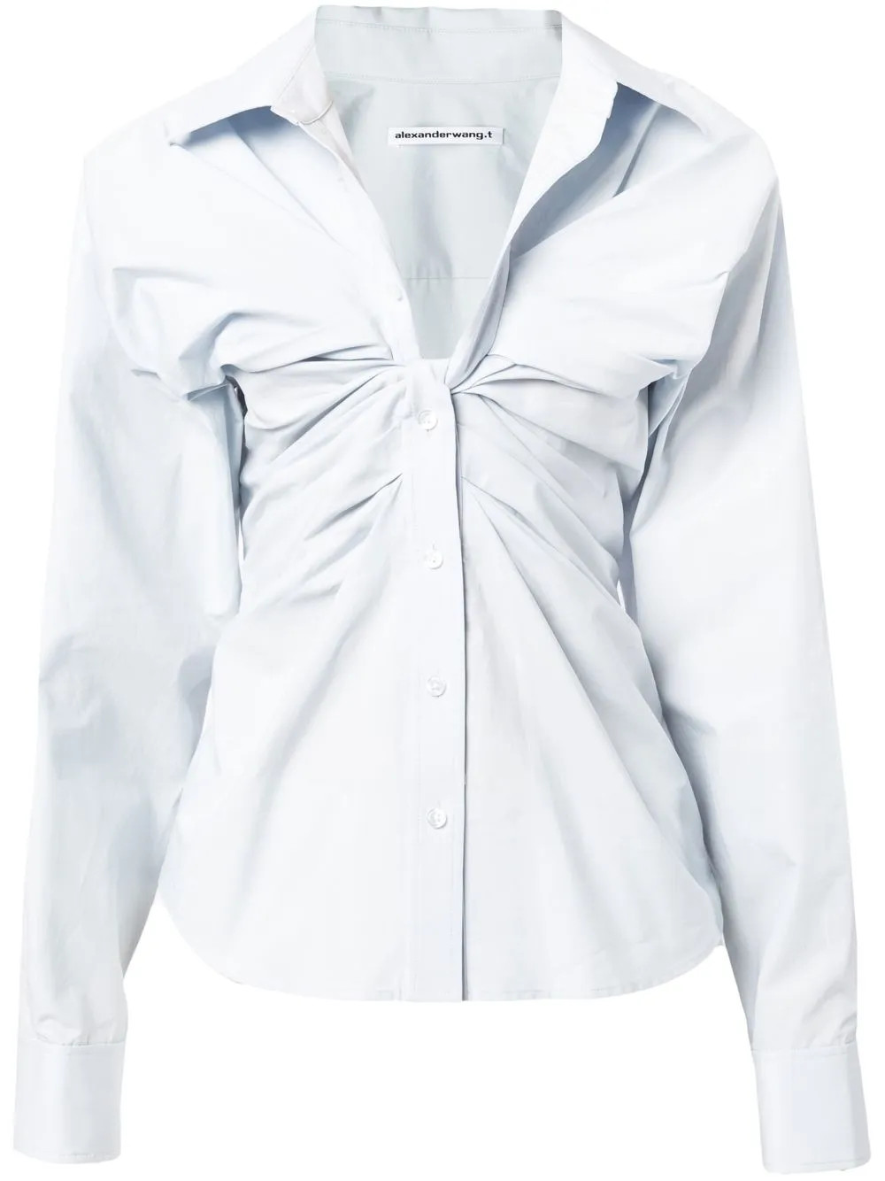 Alexander Wang spread-collar long-sleeve Shirt - Farfetch | Farfetch Global