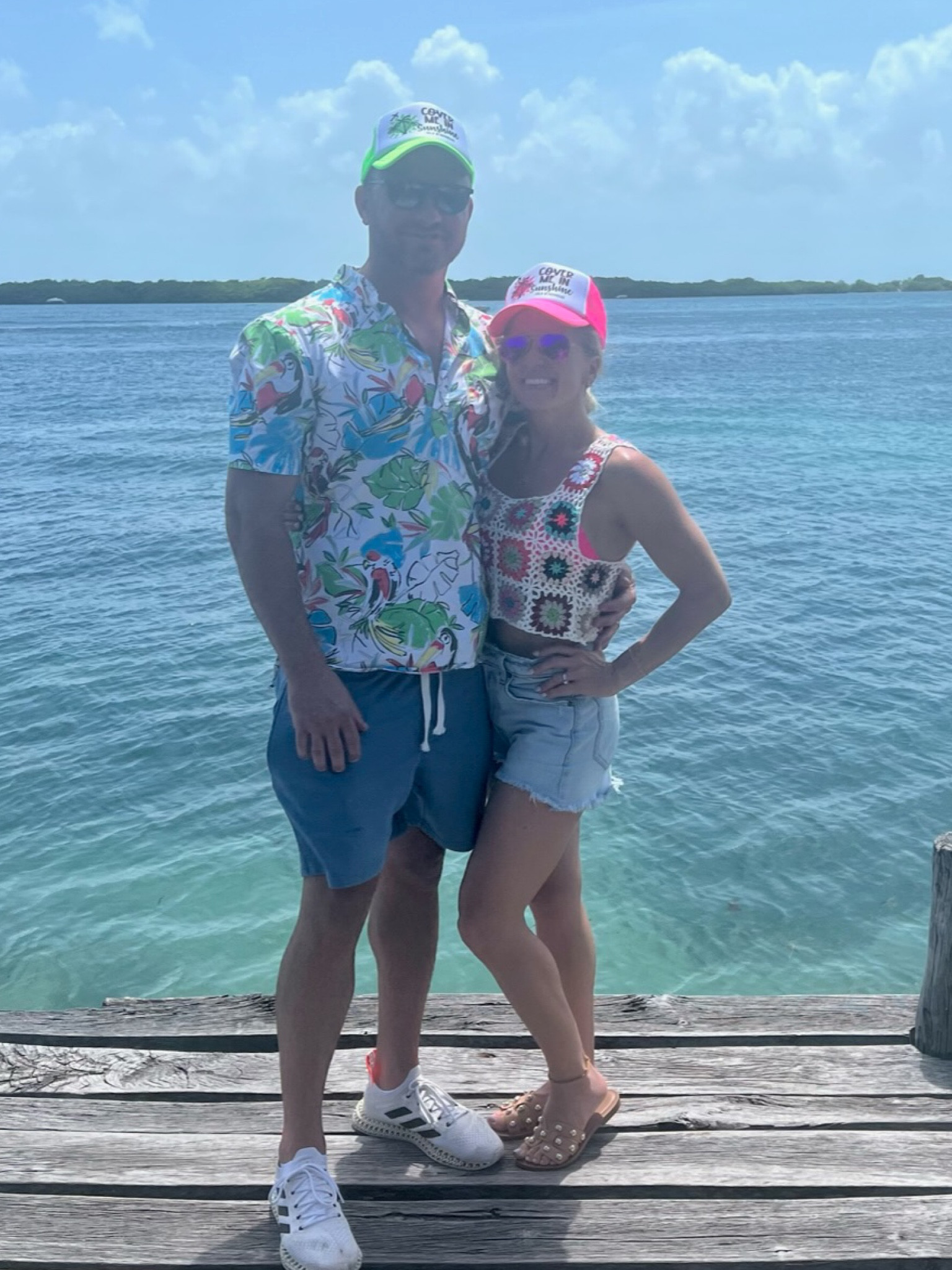 Crochet crop top under $12 
Swim cover top 
Studded comfy sandals under $35 
Vacay 
Beach 
Swim 

#LTKswim #LTKSeasonal #LTKtravel