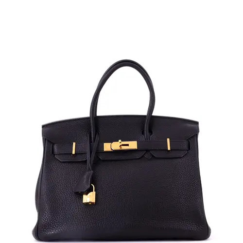 Pre-Owned Hermes Birkin Handbag Black Togo with Gold Hardware 30 at Nordstrom, Size Small | Nordstrom