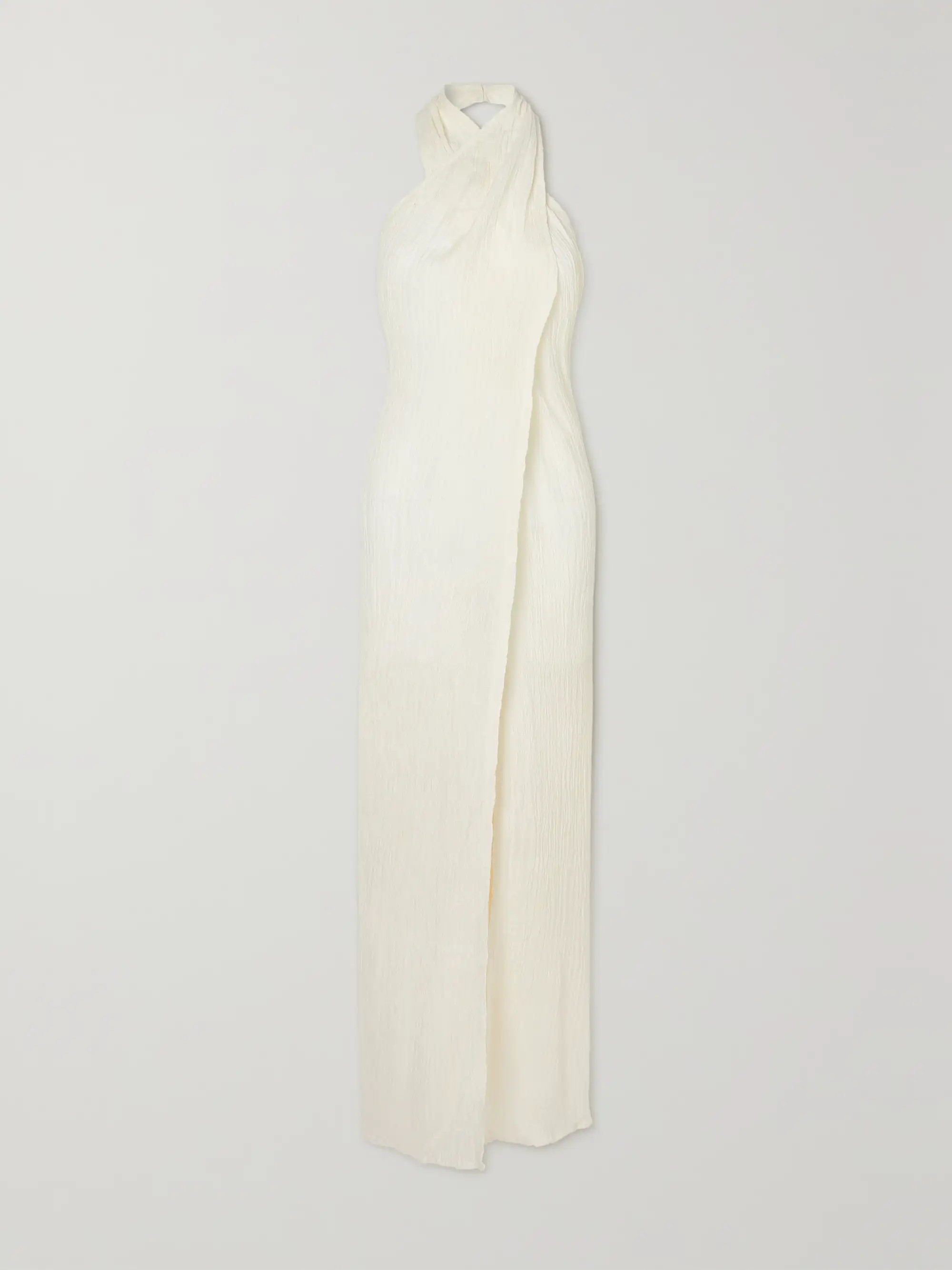 Sylva crinkled peace silk and bamboo-blend maxi dress | NET-A-PORTER (US)