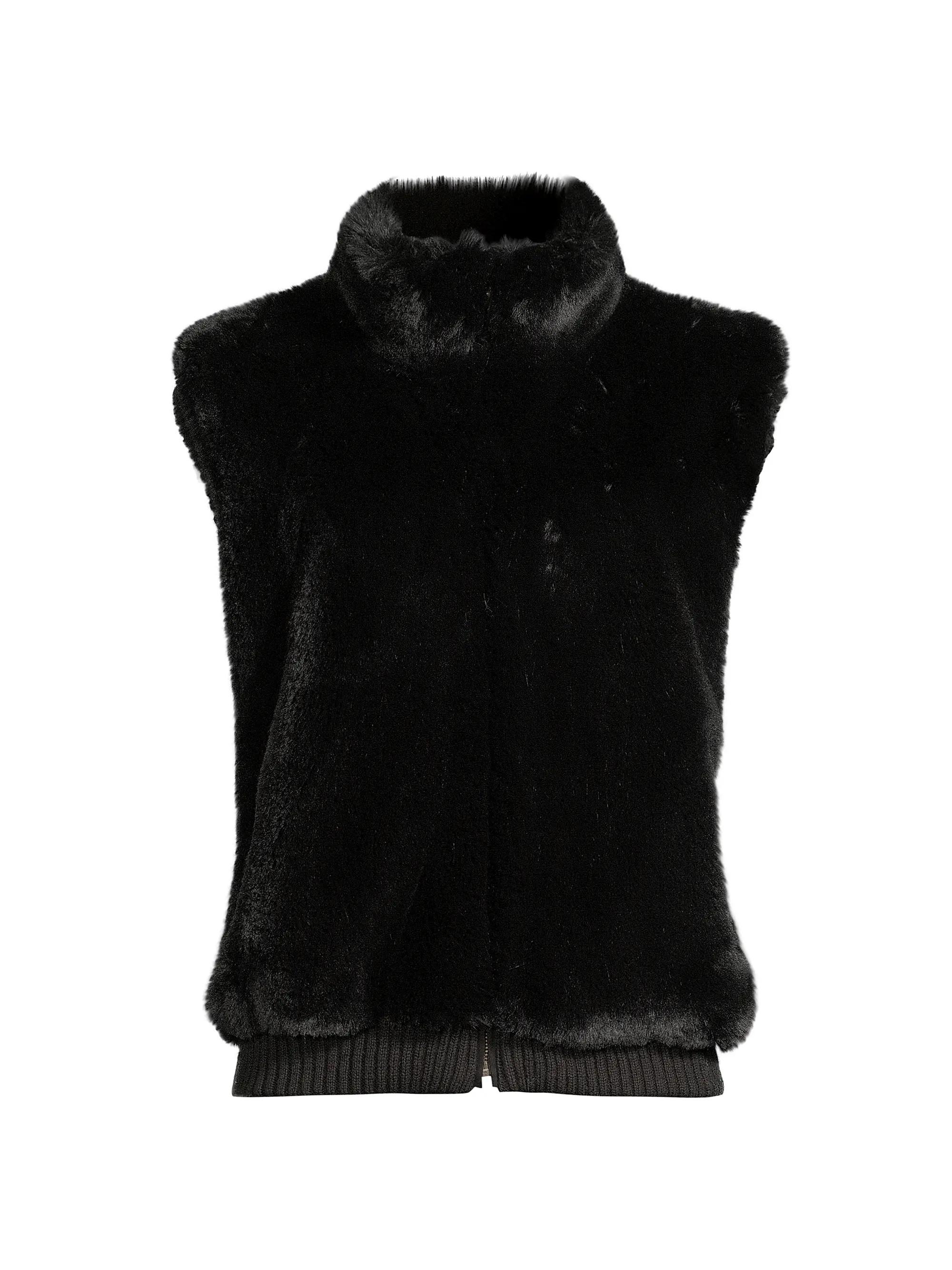 Shop Surell Faux Rex Rabbit Vest | Saks Fifth Avenue | Saks Fifth Avenue