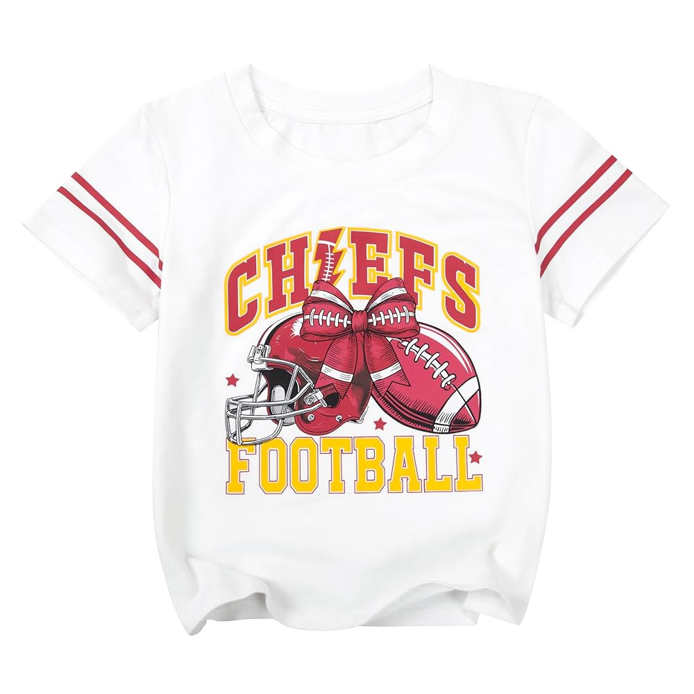 Football Shirt Boys Girls Game Day T Shirts Kids 1960 Football Team Fans Tees Graphic Short Sleev... | Amazon (US)