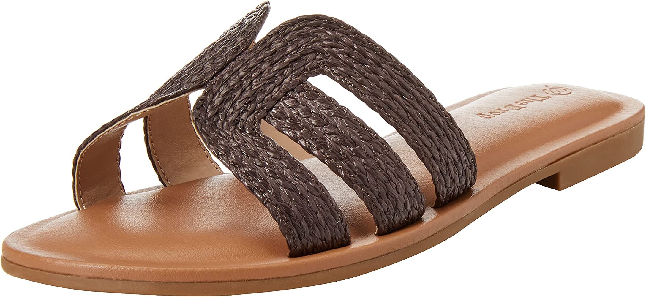 The Drop Women's Monika Flat H-Band Slide Sandal | Amazon (US)