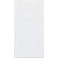Zara - Sleeveless T-Shirt - White - S - Woman | Zara US