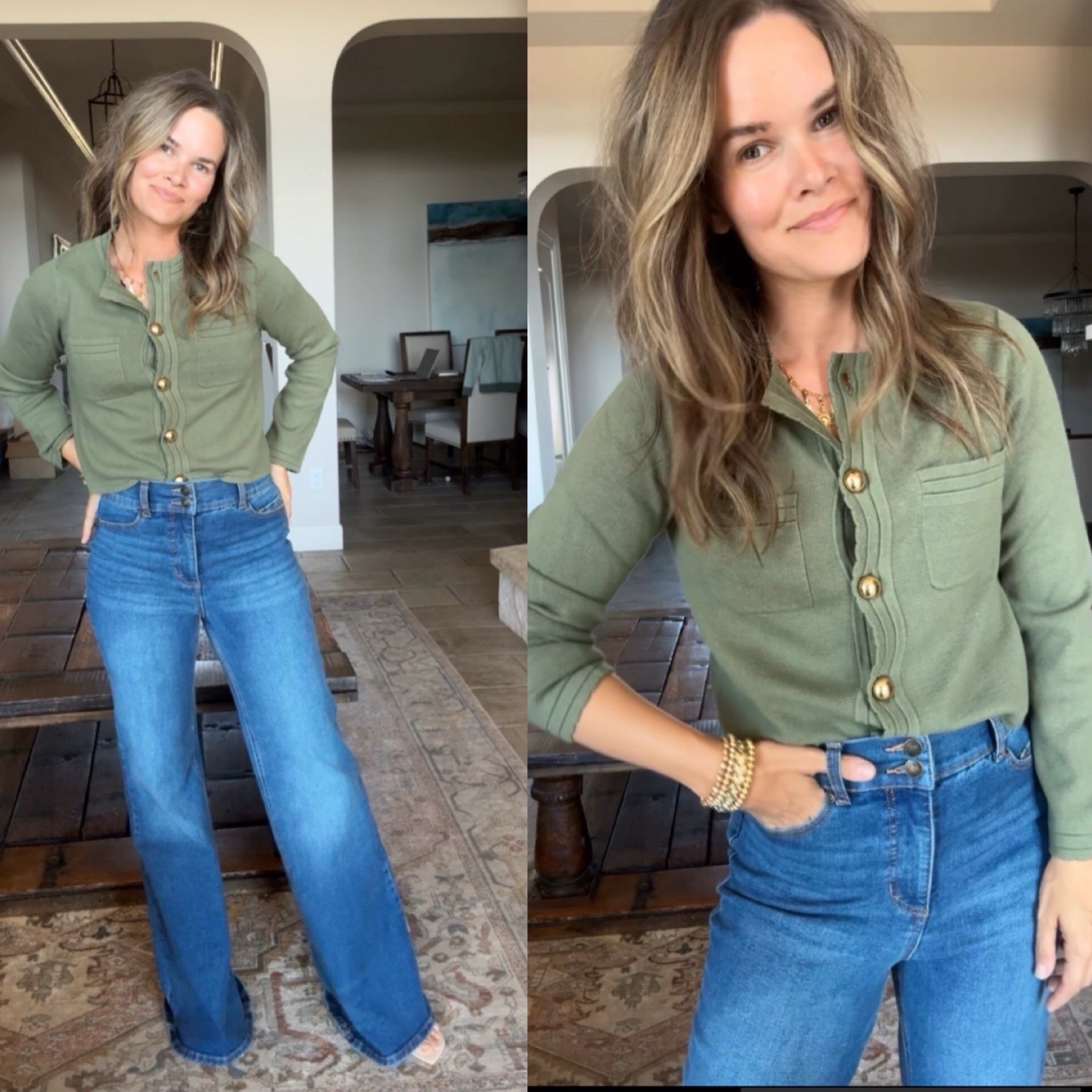 Y’all I am so impressed with these Walmart jeans they’re $24 but look so expensive. I love that they have the nicest waistband, prettiest color and work appropriate. Tops are also Walmart and so nice  🥰
.
#walmartfashion #walmart #walmartfinds #basics #casualstyle #casualoutfit #jeans #denim

#LTKStyleTip #LTKSaleAlert #LTKFindsUnder50