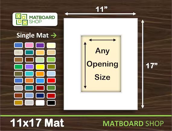 11x17 Premium Matboard | Etsy (US)