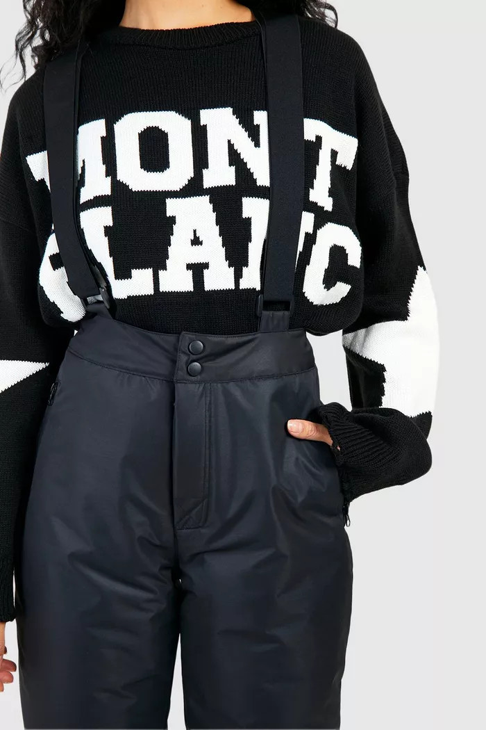 Padded Ski Salopettes | Boohoo.com (UK & IE)