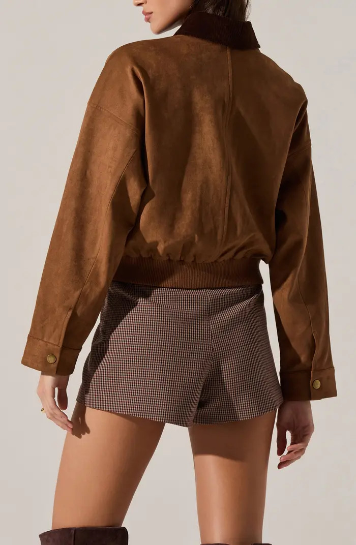 ASTR the Label Sorine Faux Suede Jacket | Nordstrom | Nordstrom