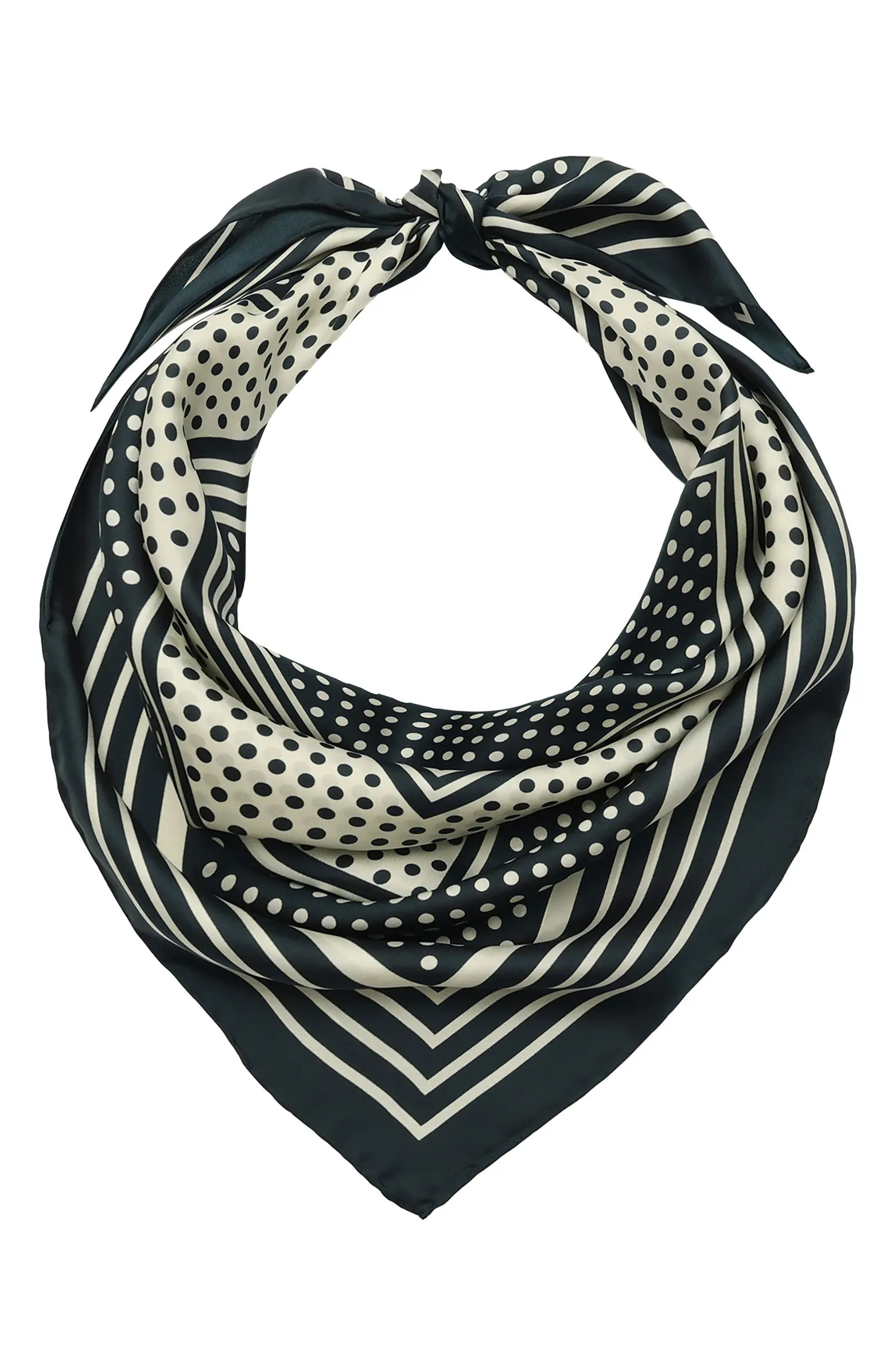 Kate Spade New York dot silk square scarf | Nordstrom | Nordstrom