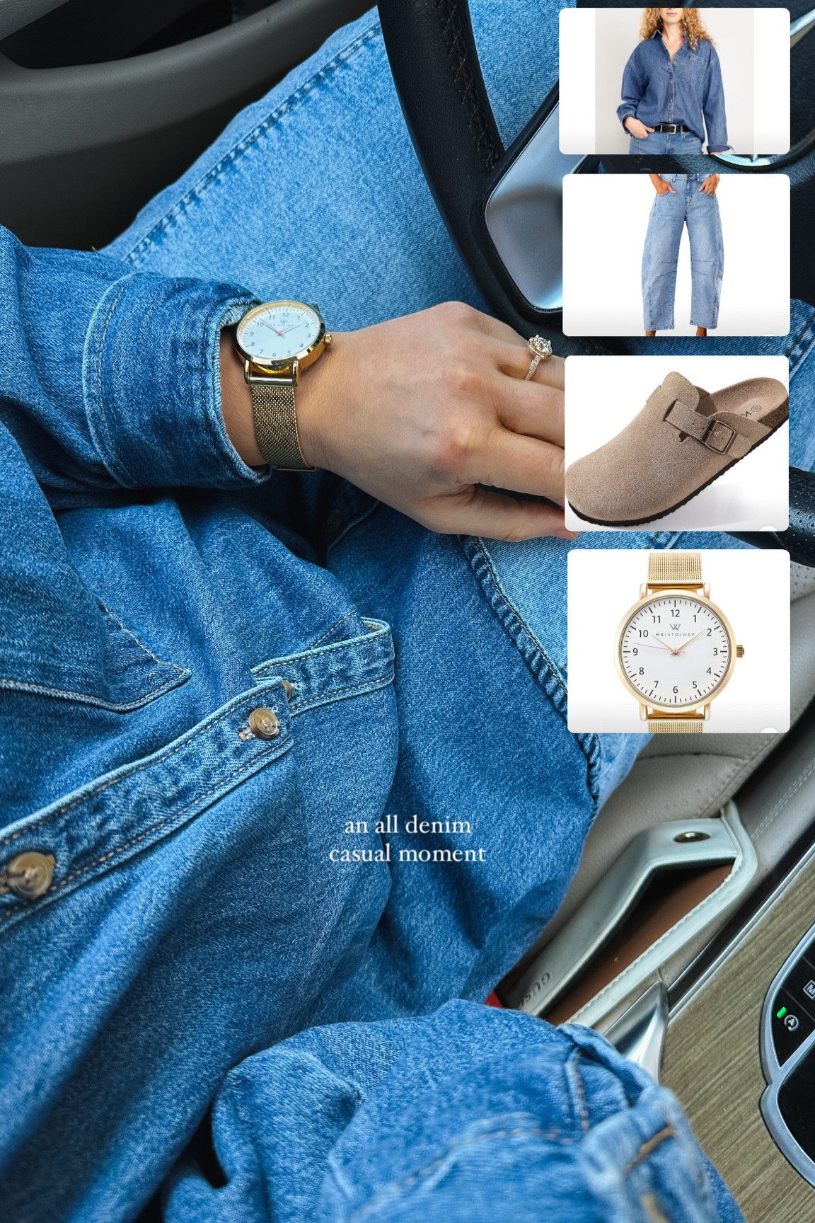 Shirt in L for oversized fit
Jeans in 25
Shoes TTS
Jewelry linked 

#LTKSeasonal #LTKFindsUnder50 #LTKStyleTip