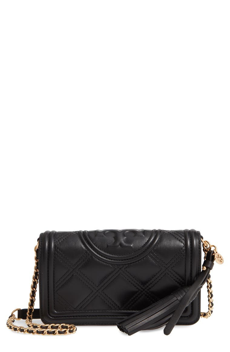 Fleming Quilted Leather Wallet on a Chain | Nordstrom