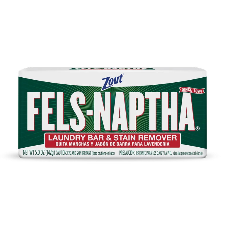 Zout Fels-Naptha Laundry Bar & Stain Remover & Pre-Treater, 5.0 Ounce | Walmart (US)