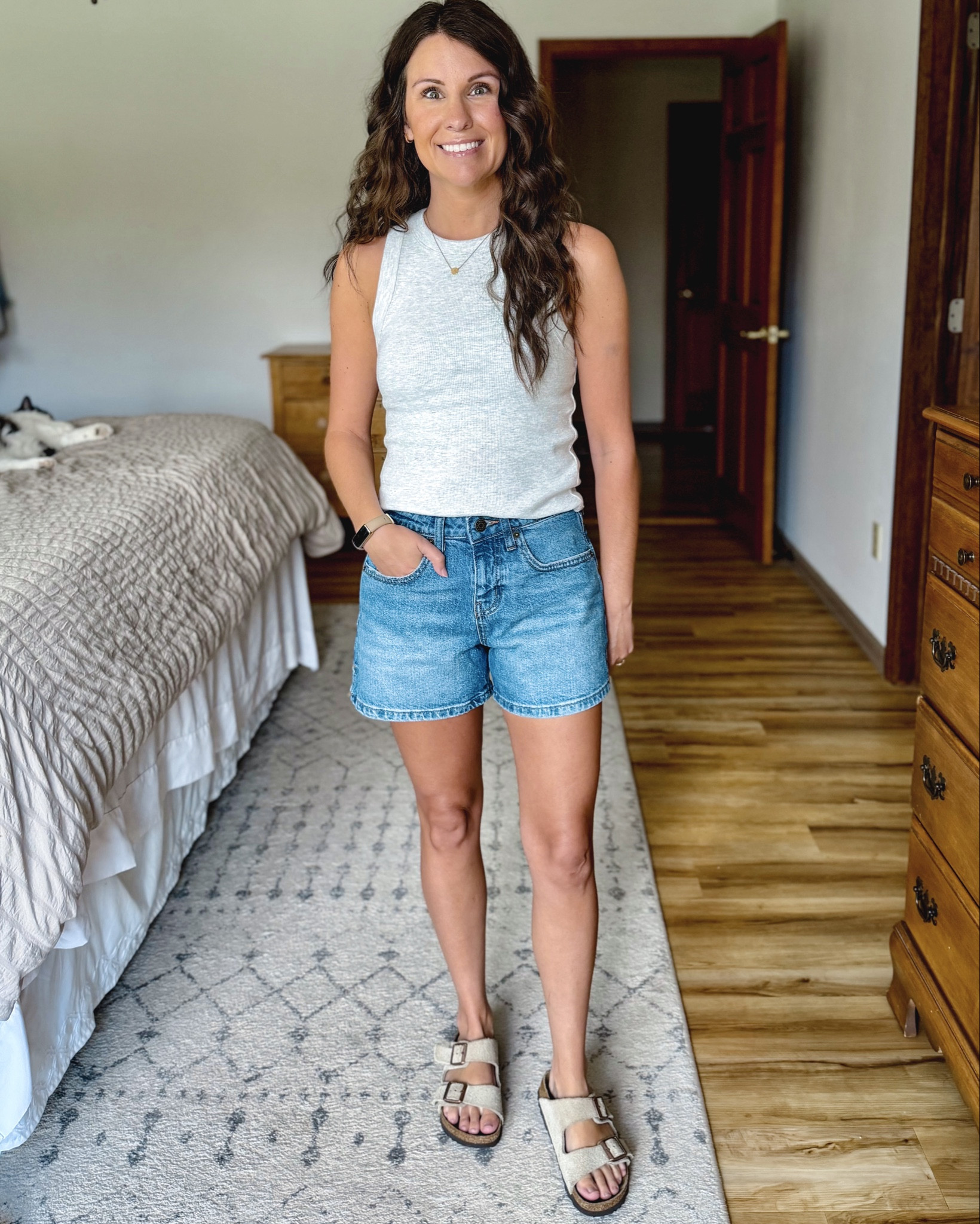 The three pairs of denim shorts I’ll be wearing all spring & summer! I wear my smallest size in all (00 or 24) and they all come in multiple washes!

Target denim shorts—medium wash, 4” inseam 
American Eagle Denim shorts-light wash (called dream blue), 3.5” inseam
Walmart denim shorts—black wash, 3” inseam 

#LTKmomlife #LTKOver40 #LTKPetite