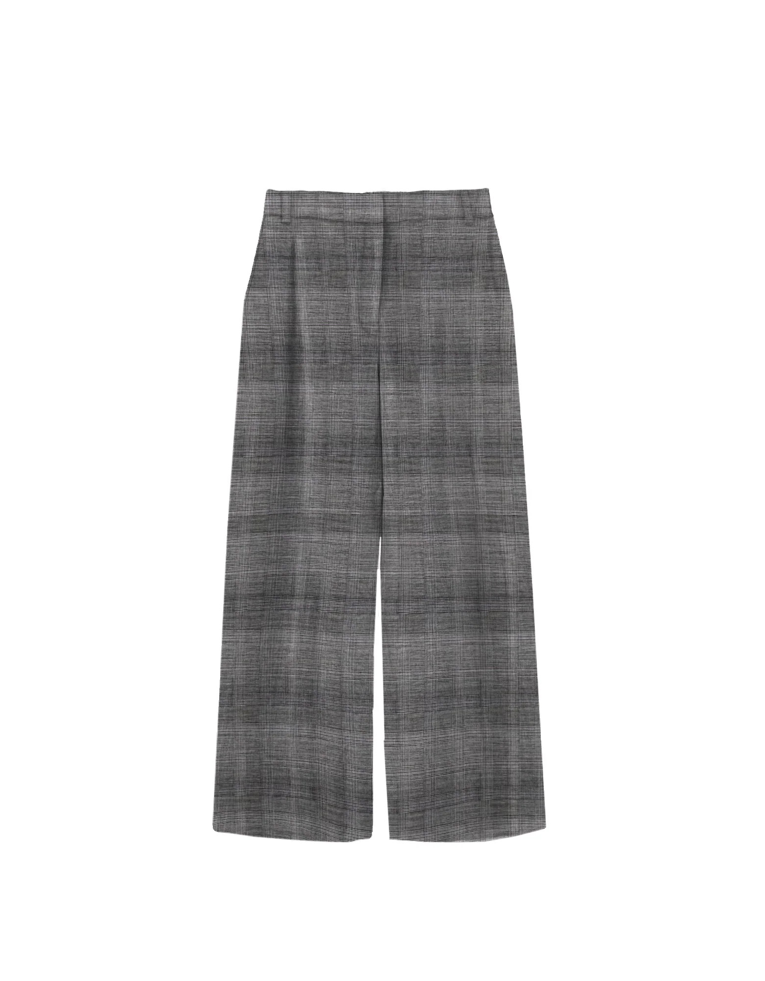 Becca Wide Leg Trouser- Mini Glen Plaid - BAACALxBECCA | BAACAL Limited, LLC