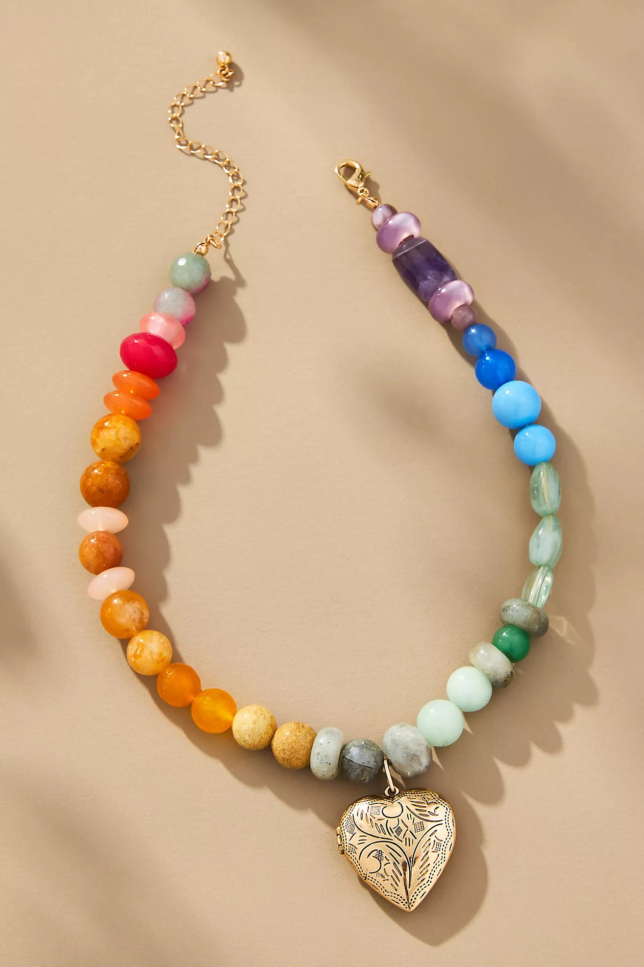 By Anthropologie Beaded Charm Necklace | Anthropologie (US)