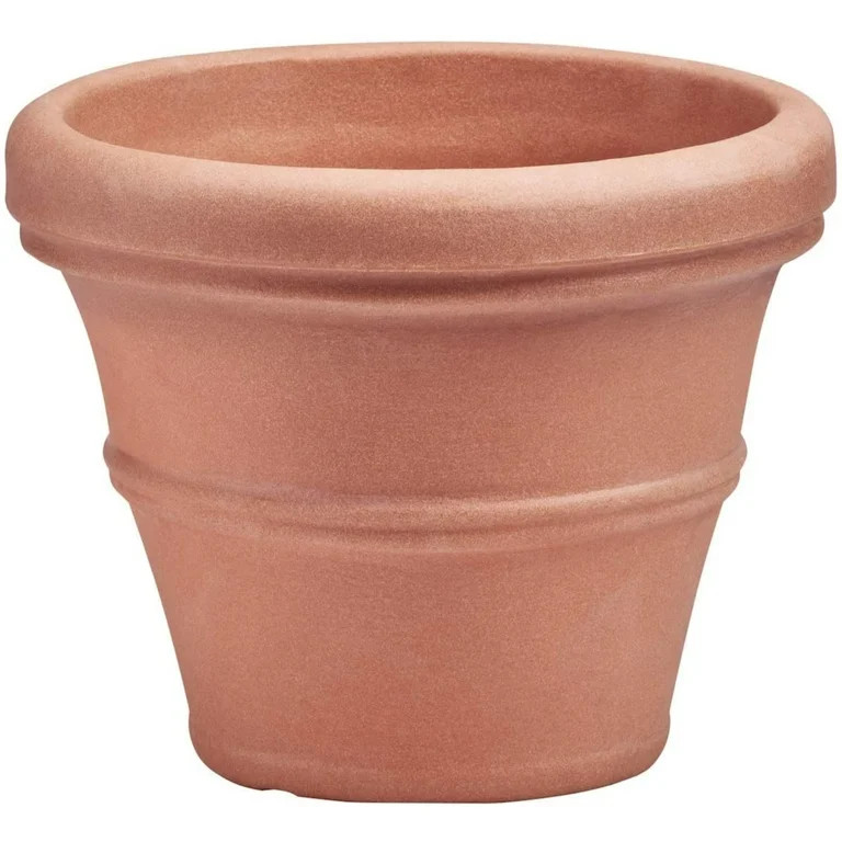 Crescent Garden Brunello Classic Rolled-Rim Planter, Weather Terracotta 20" | Walmart (US)