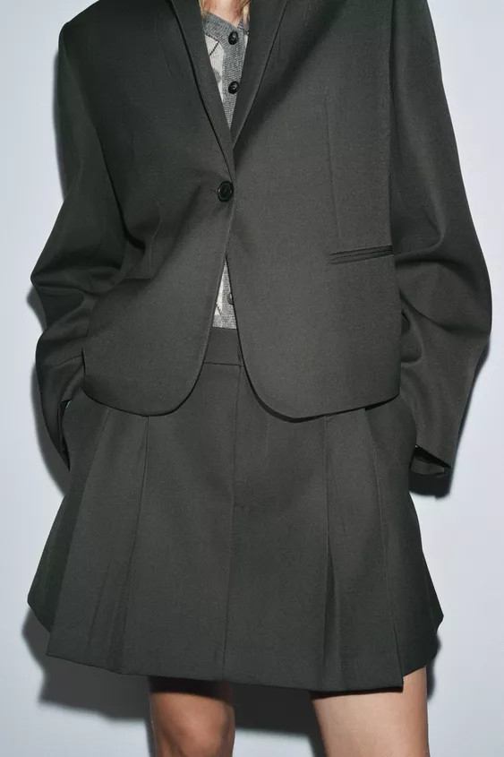 PLEATED SHORT SKIRT ZW COLLECTION | Zara US