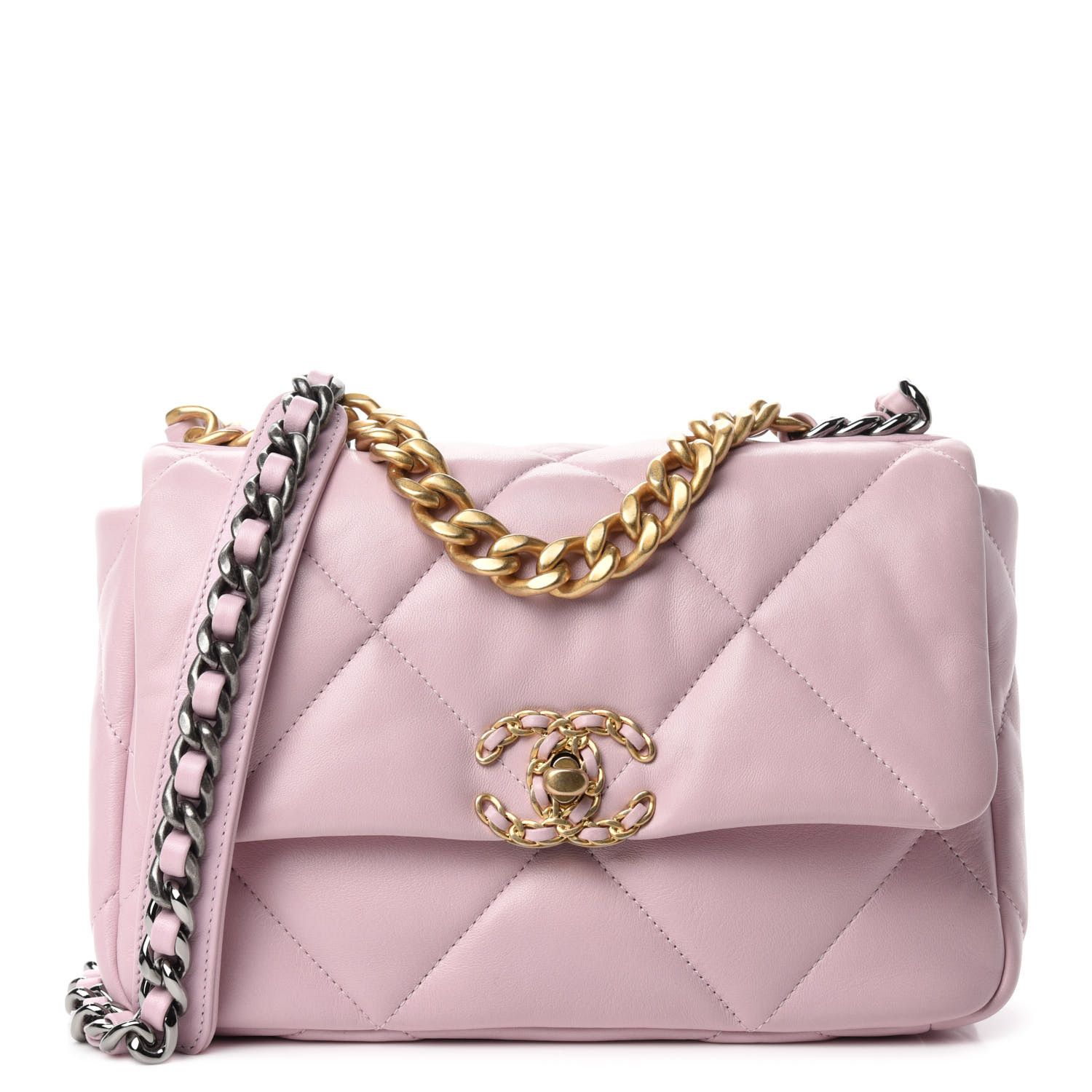 CHANEL

Lambskin Quilted Medium Chanel 19 Flap Light Pink | Fashionphile