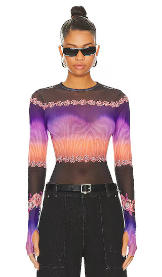 Kaylee Top in Dark Floral Placement | Revolve Clothing (Global)