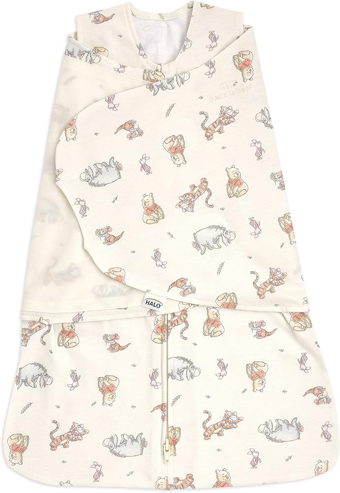 HALO 100% Cotton Sleepsack Swaddle, 3-Way Adjustable Wearable Blanket, TOG 1.5 | Amazon (US)