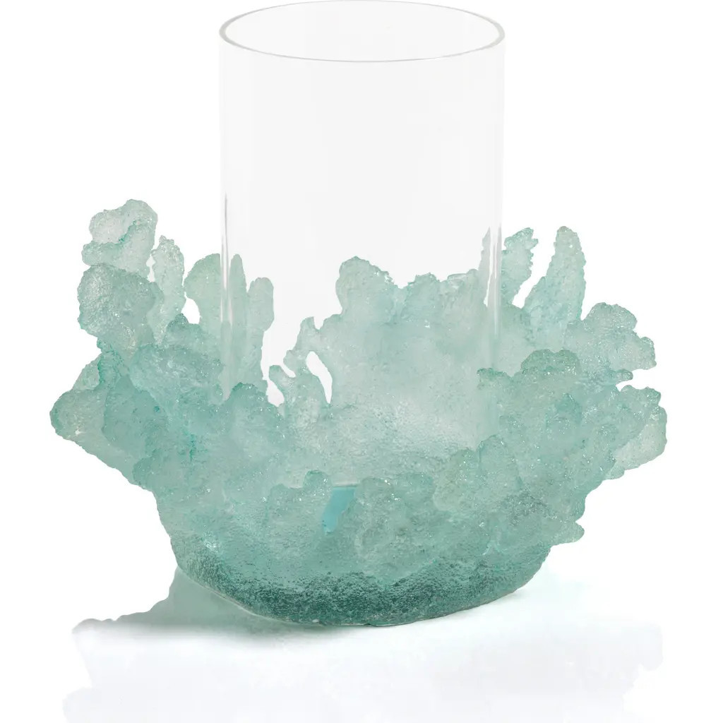 Zodax Cayo Coral Pillar Candle Holder in Blue Green at Nordstrom Rack | Nordstrom Rack