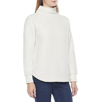 a.n.a Cozy Womens Long Sleeve Mock Neck Top | JCPenney