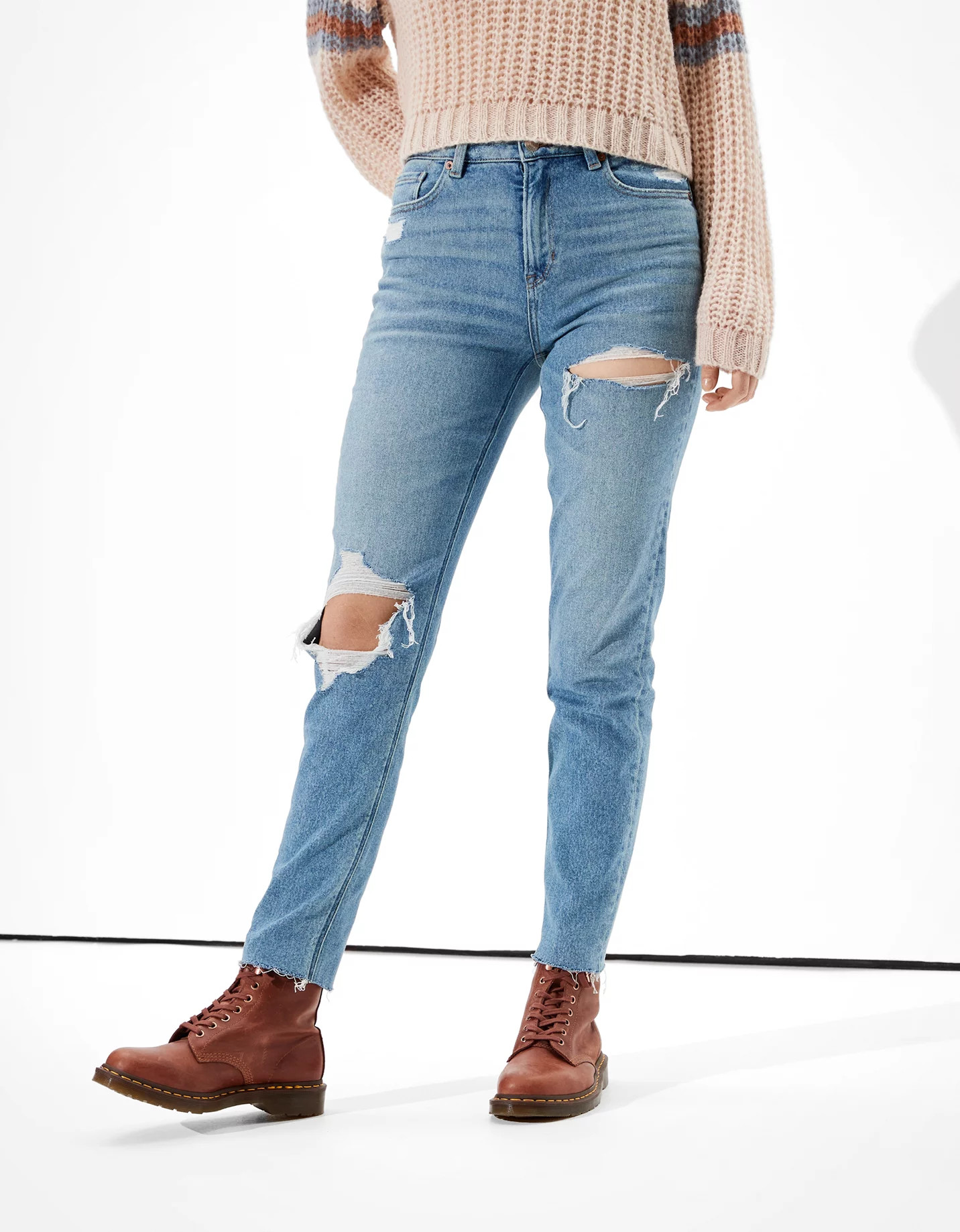 AE Stretch Mom Jean | American Eagle Outfitters (US & CA)