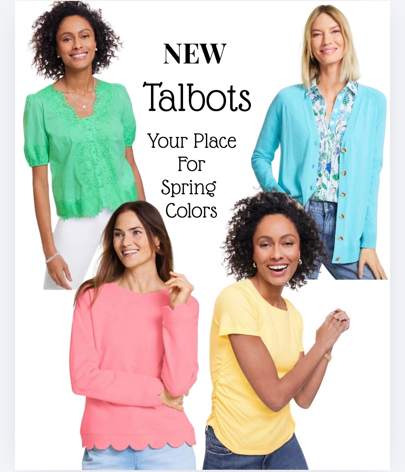 *NEW from Talbots*

This beautiful collection truly captures the spirit of spring! I love that you can even find the hard-to-find cinnamon color in a cozy knit cardigan. Talbots has always been one of my favorite brands because of their stunning color choices and impeccable quality. The pieces are absolutely perfect for brightening up your wardrobe this season! 

#LTKPlusSize #LTKOver40 #LTKPetite