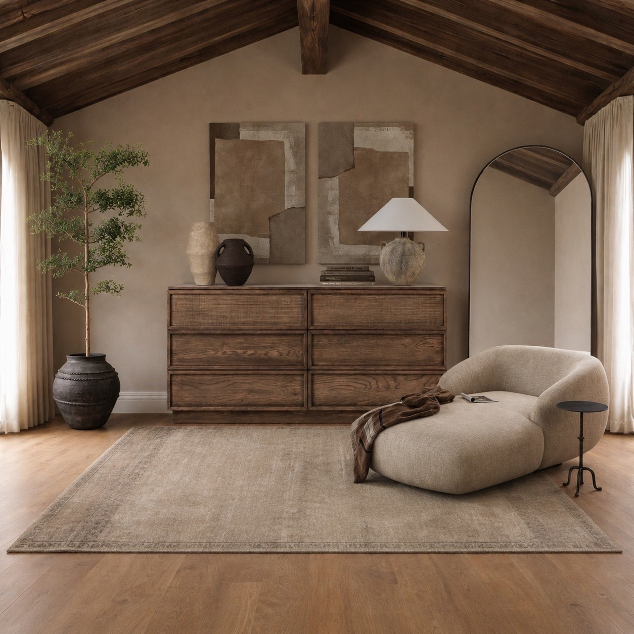 I love this organic and warm bedroom dresser styling! Functional, beautiful, and all from Wayfair!

#LTKHome