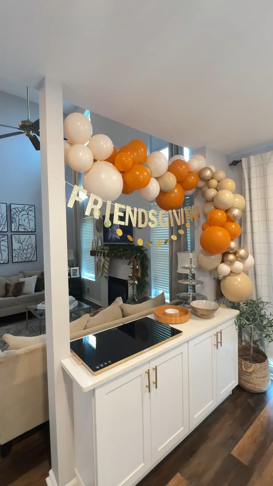 Friendsgiving Banner and Balloons  (sold separately)

#LTKHoliday #LTKvlog #LTKSeasonal