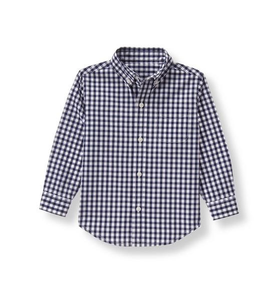 The Gingham Poplin Shirt | Janie and Jack