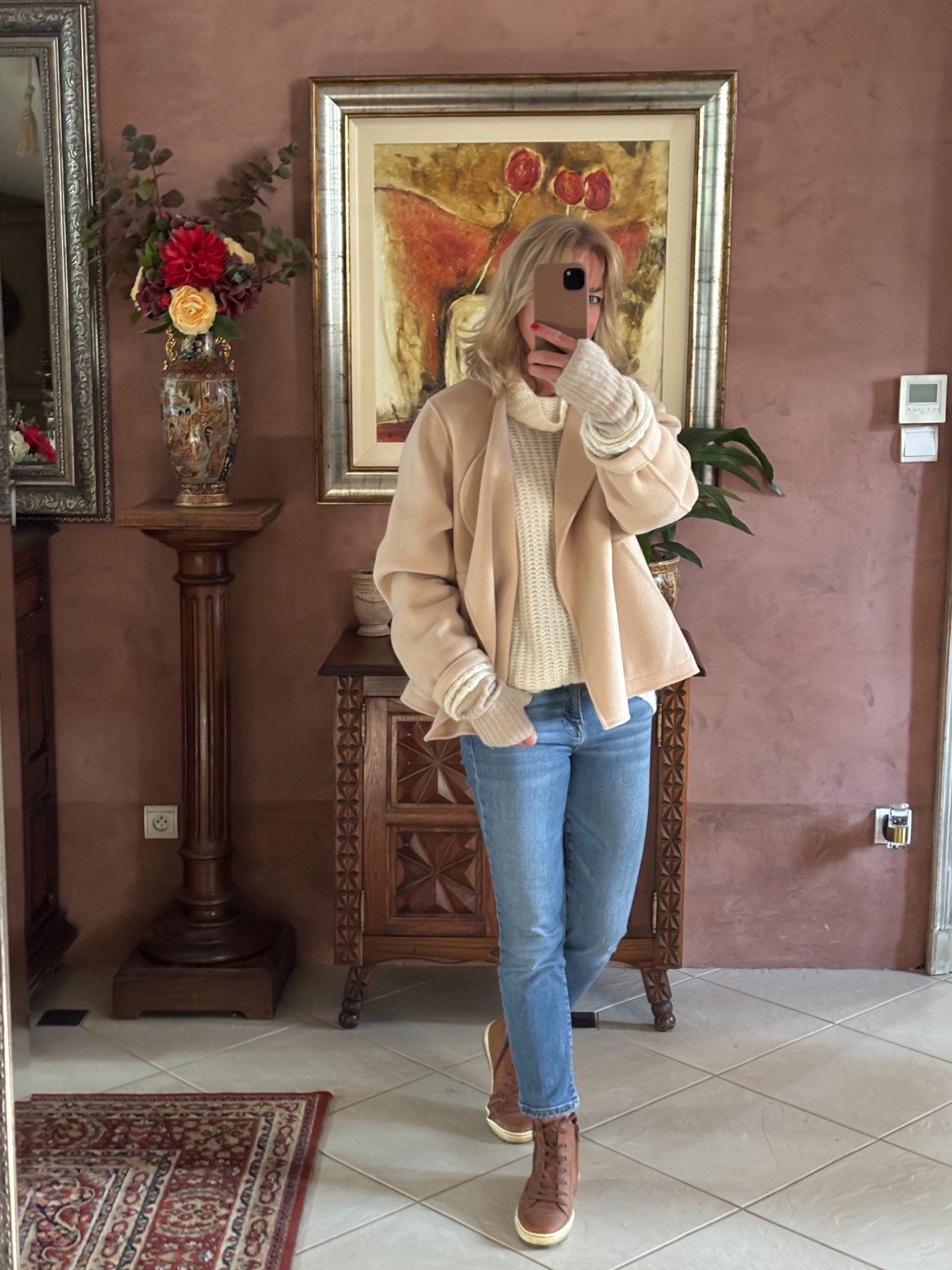 Simple & cosy
.
#style #fashion #mymidlifefashion #everydaystyle #whatimwearing 

#LTKover50style #LTKeurope #LTKautumn