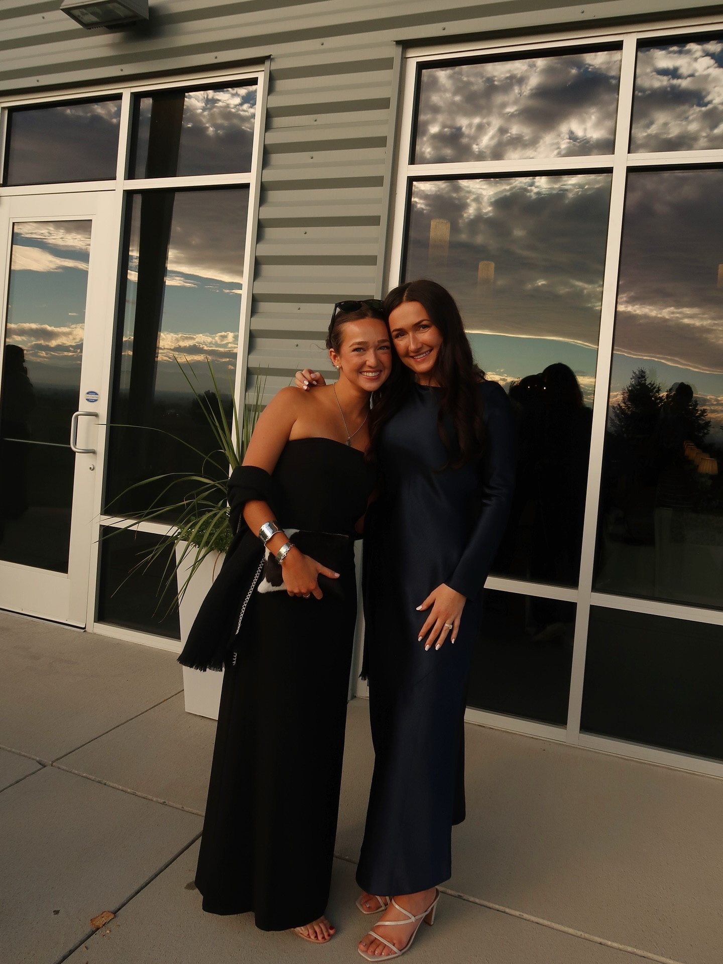 Always my wedding outfit go to 🤎 
Everyone needs a strapless black dress … LBD. LONG BLACK DRESS :) 

#vincecamuto #revolve #madewell #rayban 

#LTKStyleTip #LTKBeauty #LTKWedding