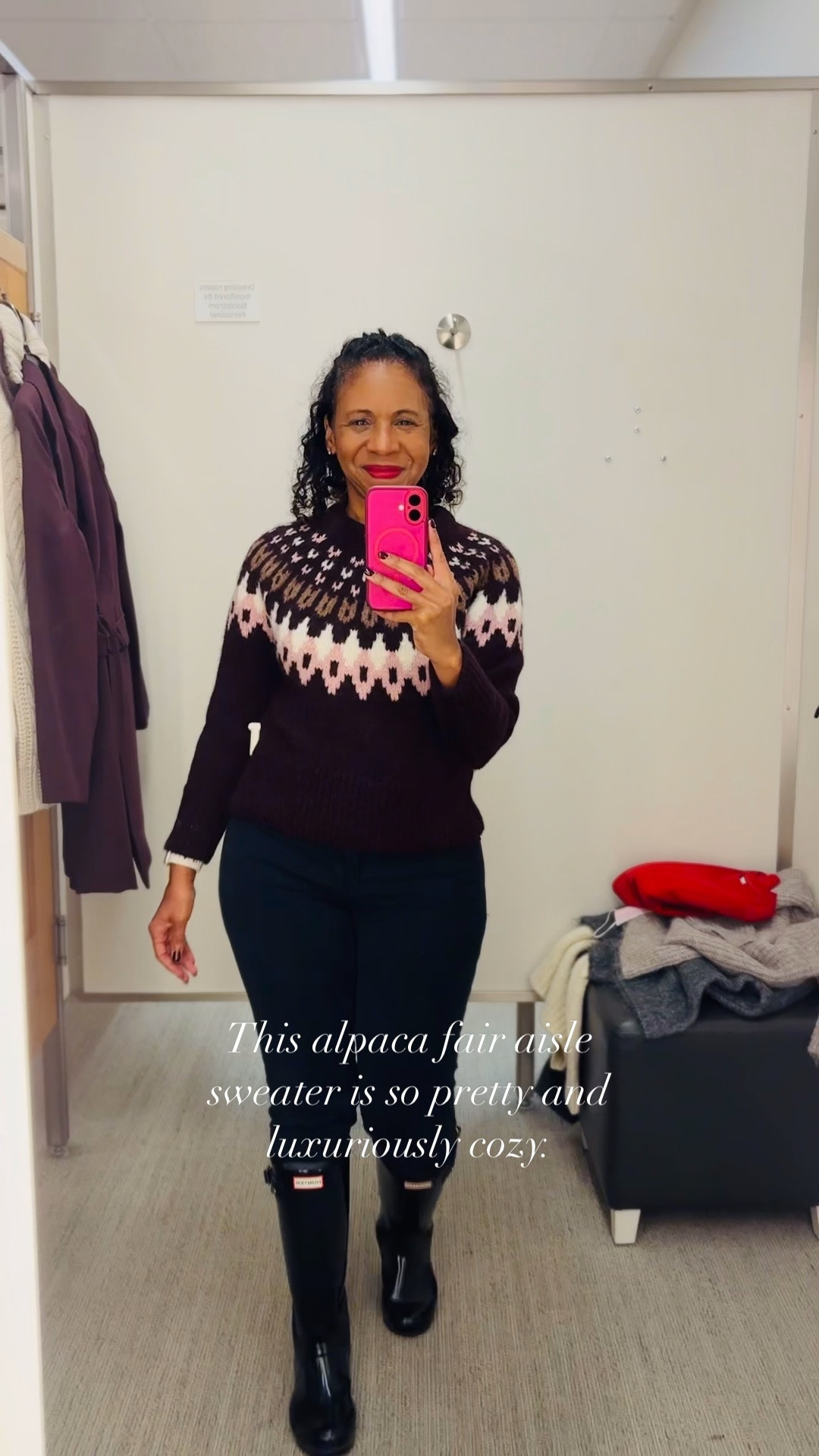 Veronica Beard Anne Alpaca Fair Isle Sweater (XS) in Raisin Multi 🤎✨

This sweater is even prettier in person — the fair isle details give it a timeless winter feel, and the alpaca blend makes it incredibly soft and cozy. It’s warm without being too heavy, and the colors in the pattern are perfect for holiday outfits, winter weekends, or elevating simple denim. 

#LTKHoliday #LTKSeasonal #LTKGiftGuide