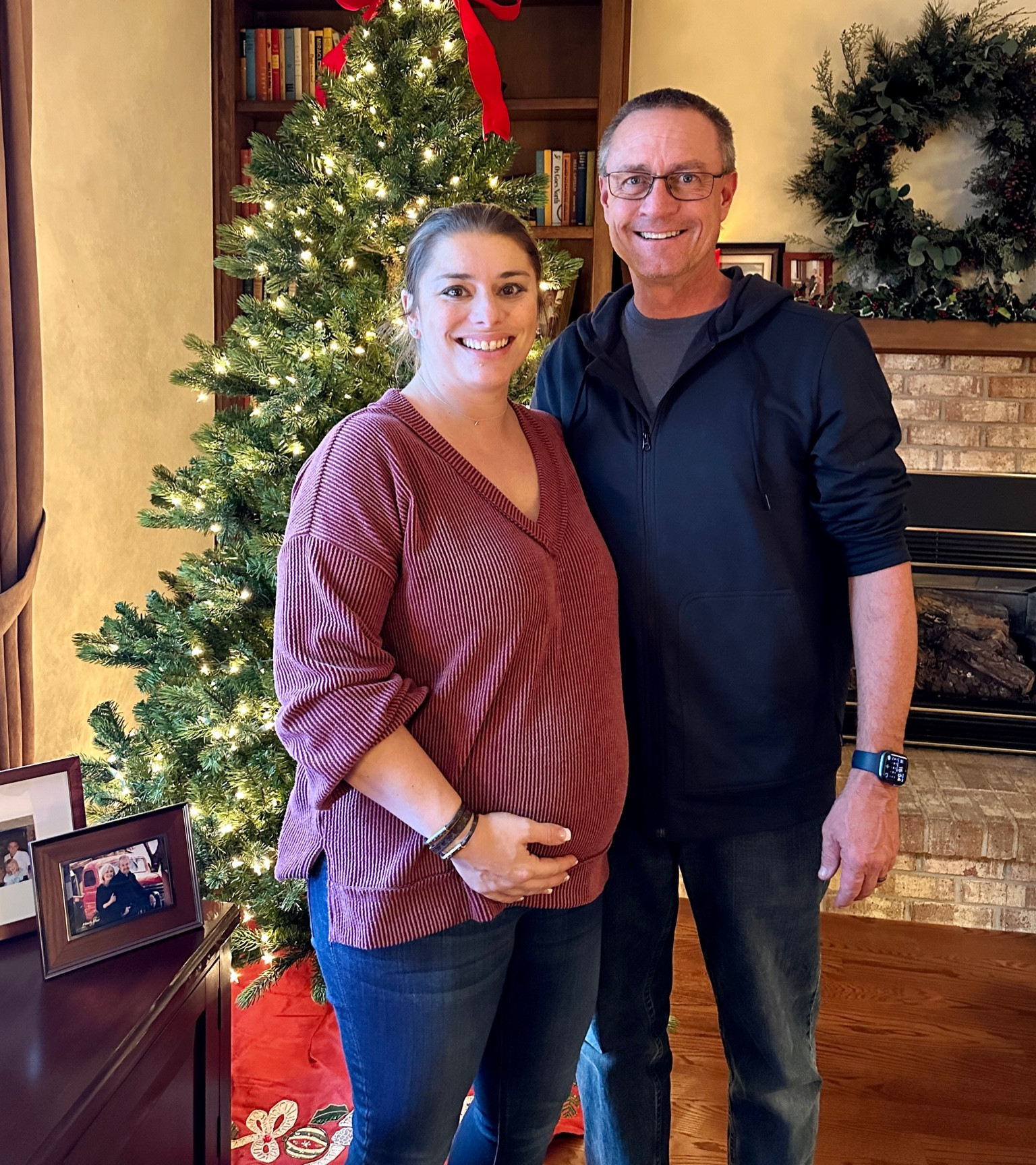 Merry Christmas from our family to yours! Santa was generous all the way around but the best part of the day has been being with our family- work & blood. Wishing you a day full of everything you deserve! ❤️🤍🎅🏻 

#LTKfamily #LTKbump #LTKSeasonal