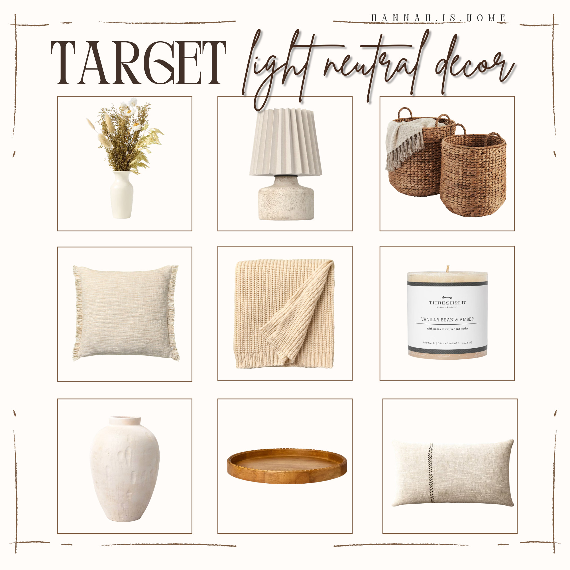 Target neutral home decor for spring 🤍 spring home refresh ideas, neutral home styling, affordable home decor, modern organic decor, warm minimalist aesthetic, beige and cream decor, textured throw pillows, neutral vases and greenery, coffee table styling ideas, light wood accents, cozy living room refresh, spring mantel decor, budget-friendly home finds, elevated everyday home, curated home aesthetic, soft spring color palette ✨🏡 

 #LTKSeasonal #LTKHome #LTKSaleAlert