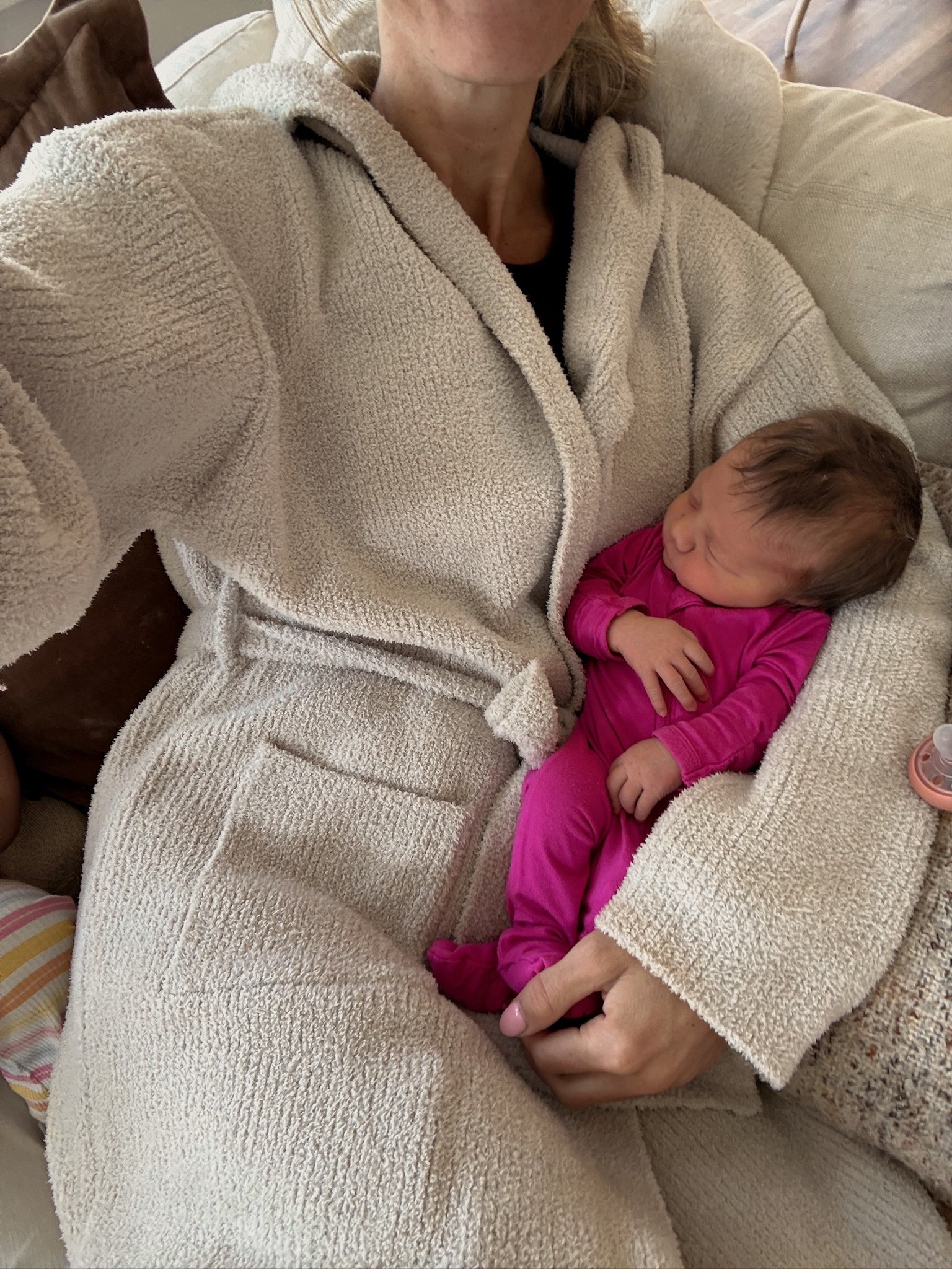 Cozy this morning 🤍 I’ve been living in this robe! Noa’s onesie is older, but I linked a few similar from the same brand!

#LTKmomlife #LTKootd #LTKBaby
