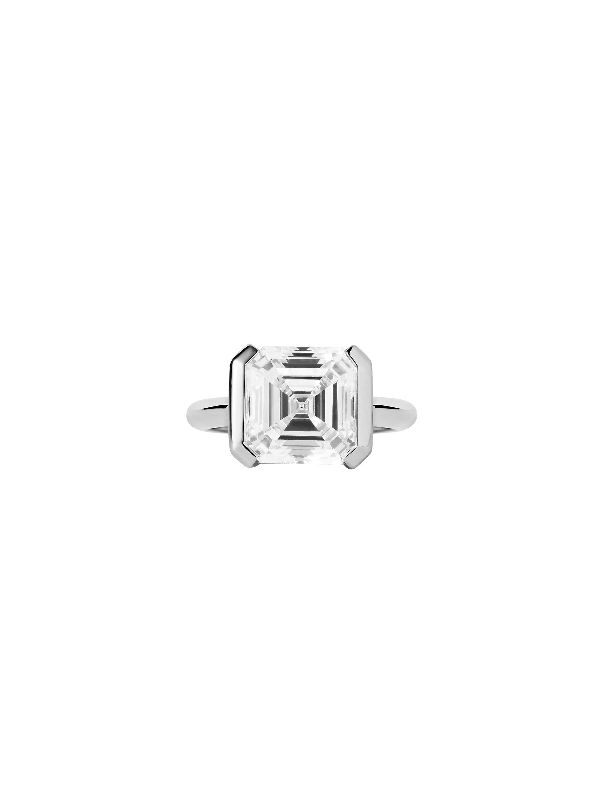 14K INÈS ASSCHER-CUT RING IN LAB DIAMOND | Dorsey