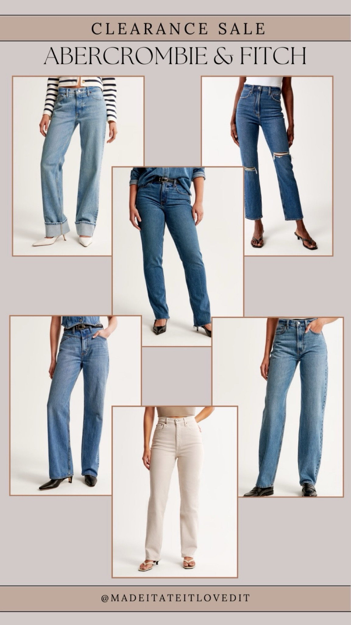 The Abercrombie & Fitch clearance sale is here! Grab your favorite styles at unbeatable prices before they're gone. Shop now and elevate your wardrobe for less.

#AbercrombieAndFitch #ClearanceSale #WardrobeEssentials #SaleAlert #FashionDeals #StyleForLess #LimitedTime

#LTKStyleTip #LTKSaleAlert