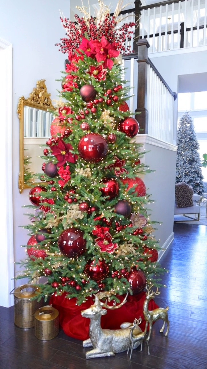 The viral Home Depot Christmas tree that sold out last year is back in stock! I styled mine in burgundy and gold — last year’s it color that’s still trending for 2025. No ribbon, just luxe ornaments and texture for an elevated, timeless holiday look. Shop my exact tree and ornaments before they sell out — they’ll be gone before Thanksgiving!
#LTKHoliday #ChristmasTreeDecor #BurgundyChristmasTree #LTKHome #HolidayHomeDecor #ChristmasDecorIdeas #LTKFinds #HomeDepotFinds