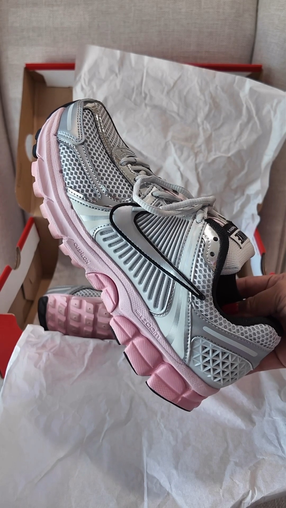 Love the @Nike US Vomero5 casual sneaker. Perfect for a light workout and running errands. 

Nike, sneakers, pink Nike sneakers, Smiles and Pearls, back to school, teacher outfit ideas

#LTKgrwm #LTKootd #LTKMidsize