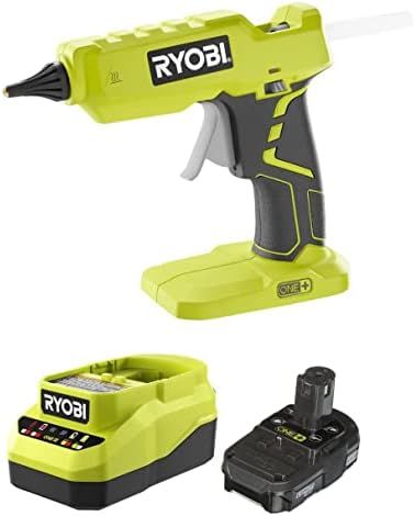 Ryobi 18-Volt ONE+ Cordless Full Size Glue Gun with Charger and 18-Volt ONE+ Lithium-Ion Battery ... | Amazon (US)